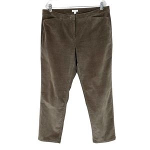J.Jill Womens 16 Petite Brown Corduroy Pants Excellent